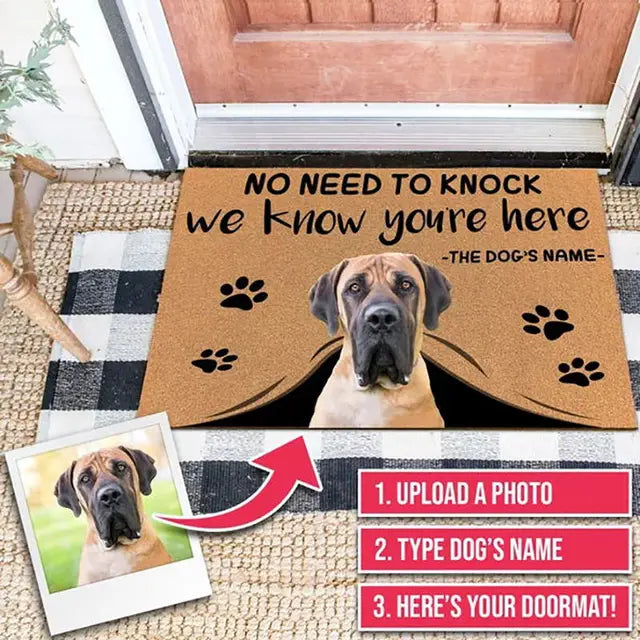 Custom Pet Doormat