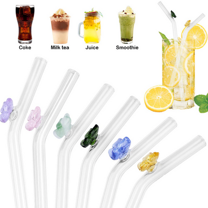 Glass straws