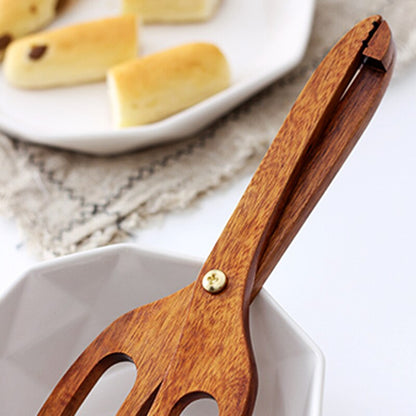 Wooden food scissors