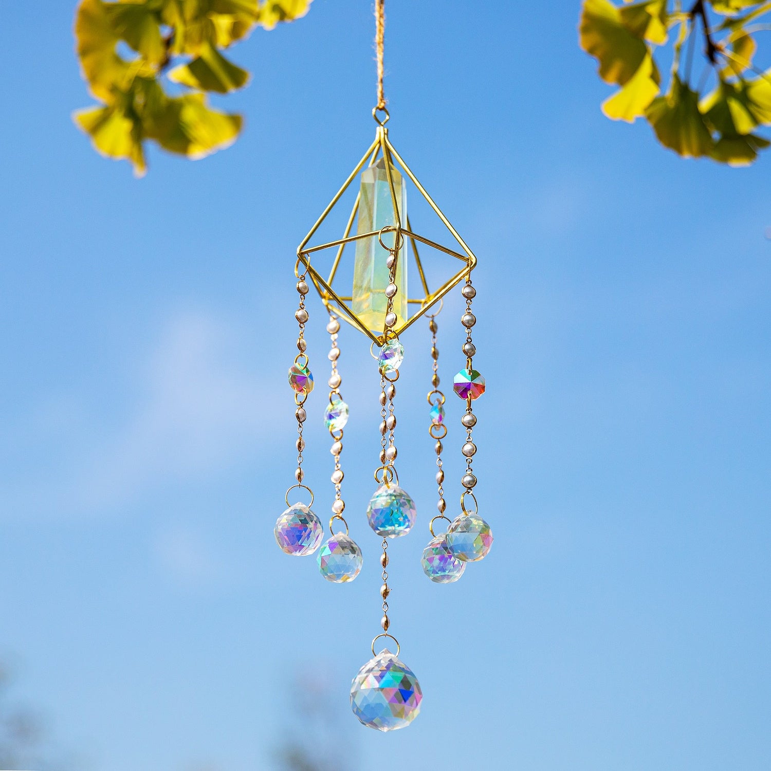 Reiki suncatcher crystal